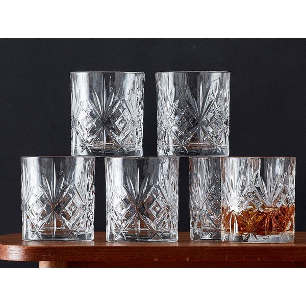 Čaše u setu 6 kom za viski 310 ml Melodia – Lyngby Glas-image-4