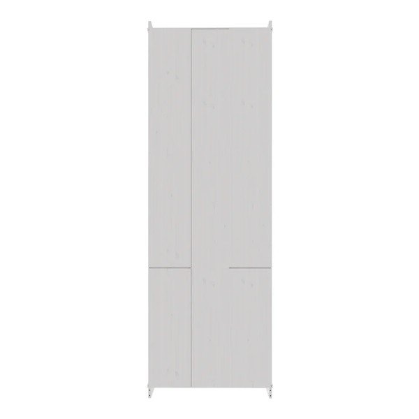 Bijeli garderobni ormar od masivnog bora 74x223x37 cm Anita – Støraa-image-4
