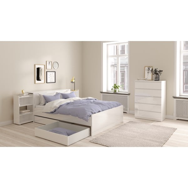 Bijelo uzglavlje 145x80 cm Naia – Tvilum-image-1