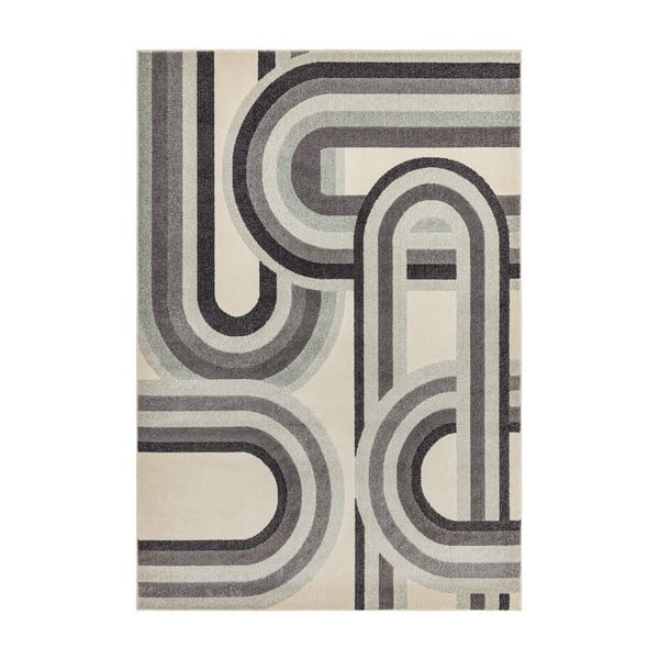 Tepih sivo-bež 200x290 cm Nova Retro Grey – Asiatic Carpets