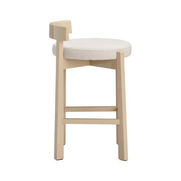 Bež podstavljena barska stolica (visine sjedala 66 cm) Hugg – Ellos Home-image-3