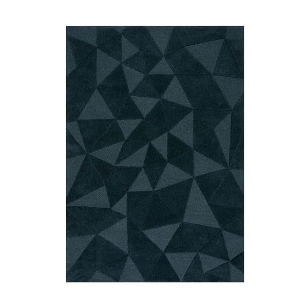 Plavozeleni ručno rađen vunen tepih 120x170 cm Shard Teal – Flair Rugs