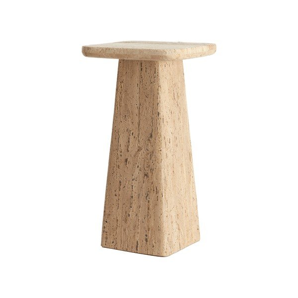 Pomoćni stol s kamenom pločom stola 30x30 cm Kepami – Light & Living-image-2