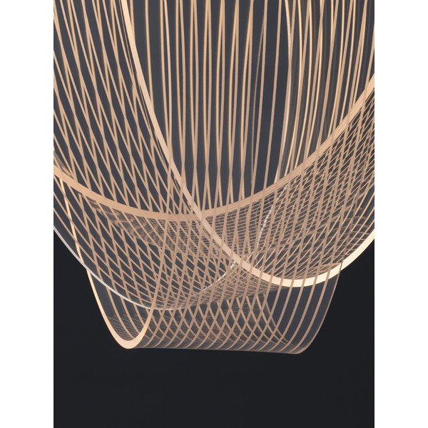 LED viseća svjetiljka aluminijska s mogućnosti zatamnjivanja u zlatnoj boji sa sjenilom od akrilnog stakla ø 52 cm Valentin – Nova Luce-image-3