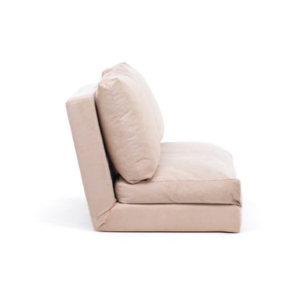 Krem sklopiva sofa 120 cm Taida – Balcab Home-image-1