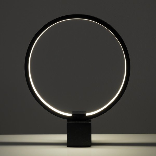 Crna stolna lampa Tomasucci Ring, visina 37 cm-image-1
