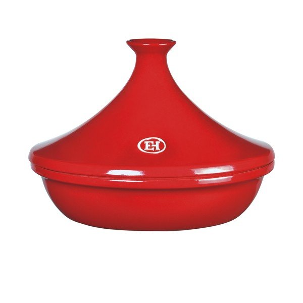 Crvena posuda za pečenje tajine Emile Henry Flame, ⌀ 32 cm