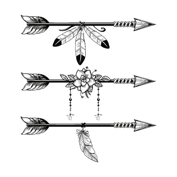 Naljepnica Ambiance Boho Arows-image-1