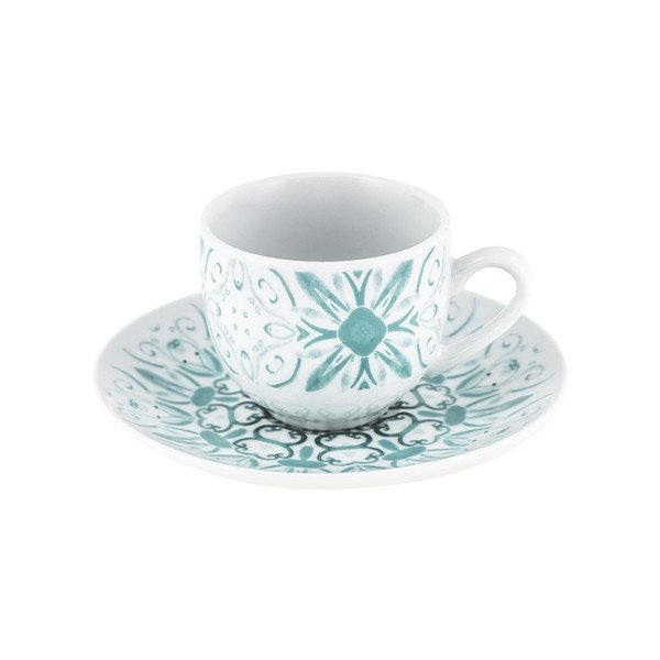 Set od 6 porculanskih šalica s tanjurićima Villa Altachiara Atrani