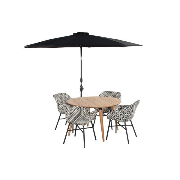 Crni suncobran Hartman Sophie, ø 300 cm-image-2