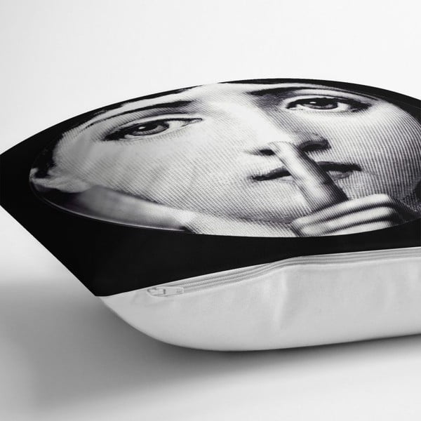 Jastučnica Minimalist Cushion Covers BW Smia, 45 x 45 cm-image-1