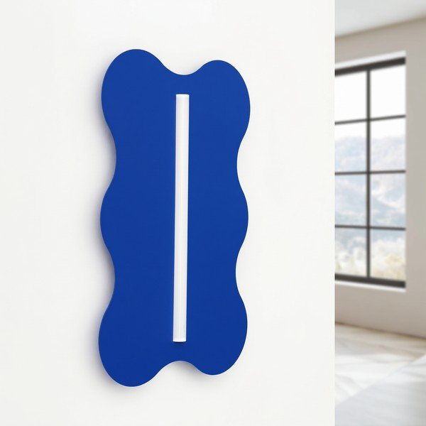 Tamno plava metalna zidna lampa KLOVER – Thoro-image-3