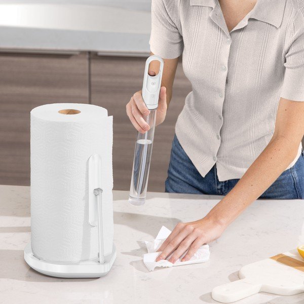 Bijeli željezan držač kuhinjskih ručnika – simplehuman-image-1