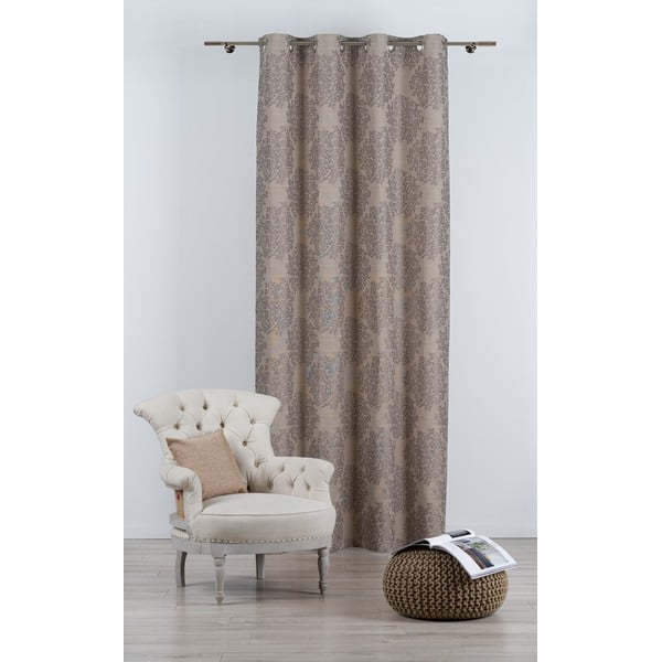 Siva/smeđa zavjesa 140x245 cm Kansai – Mendola Fabrics-image-2