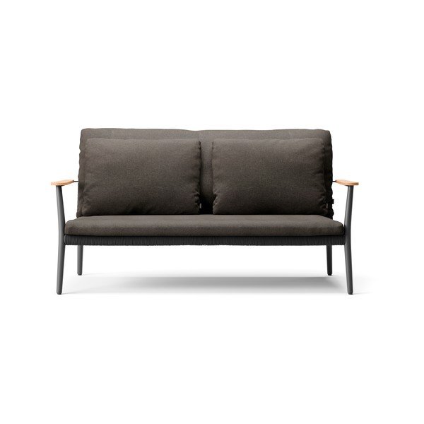 Tamno siva vrtna sofa Ray – Diphano