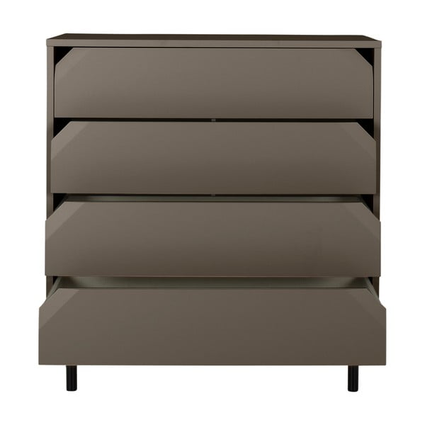 Tamno siva visoka komoda 90x96 cm Corner - Tenzo-image-2