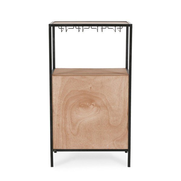 Vitrina za vino u prirodnoj boji broj boca 12 kom, 51x91x30 cm Isaac – Yes Everyday-image-4