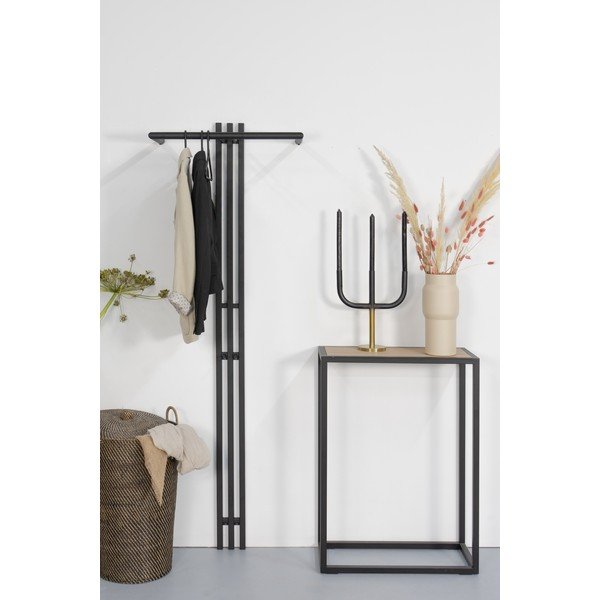 Crna metalna zidna vješalica 65 cm Senza – Spinder Design-image-3