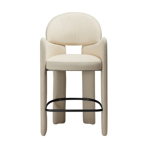 Bež barska stolica (visine sjedala 68,5 cm) Aole – DAN-FORM Denmark-image-2