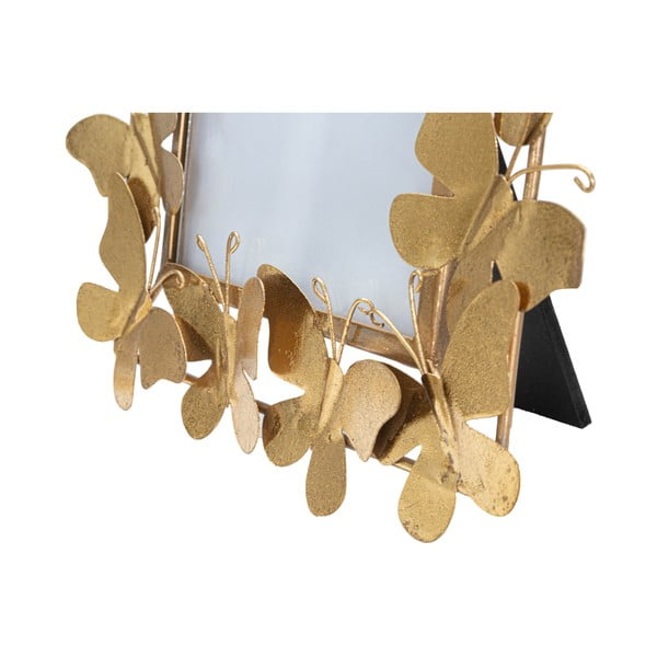 Metalni stojeći okvir u zlatnoj boji 28x30,5 cm Butterfly – Mauro Ferretti-image-3