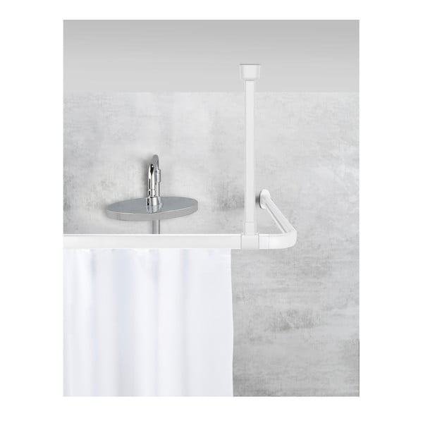 Bijela stropni nosač za tuš zavjesu Era – Wenko-image-2