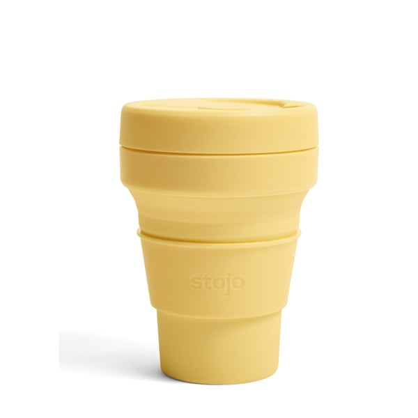 Žuta putna šalica Stojo Pocket Cup Mimosa, 355 ml