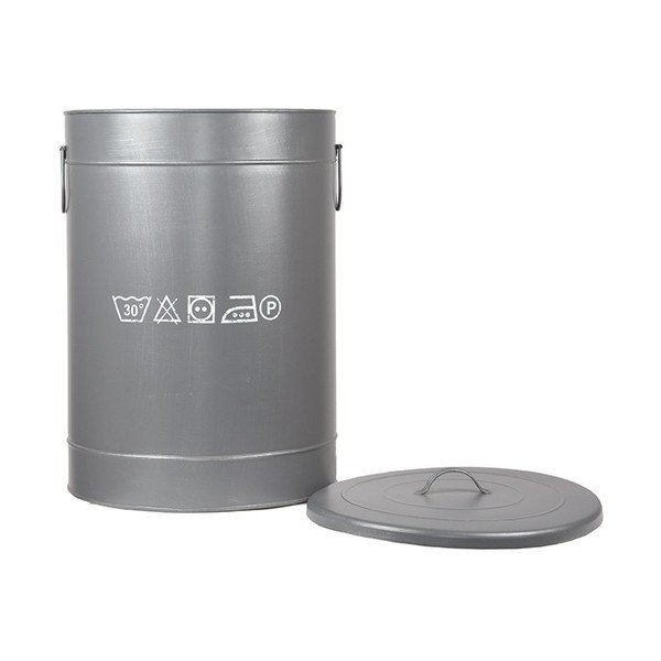 Metalni koš za prljavo rublje LABEL51, ⌀ 40 cm-image-3