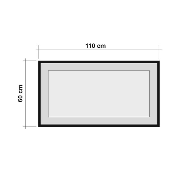 Zidno ogledalo Simlpy, 110 x 60 cm-image-1