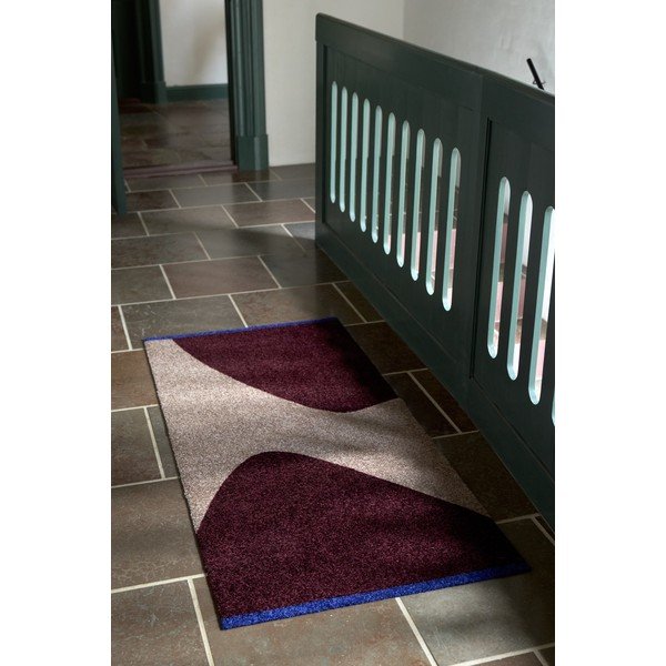 Bordo/sivi tepih 70x150 cm Rocks – Mette Ditmer Denmark-image-2