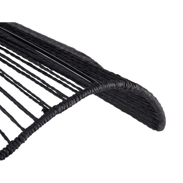 Crna metalna viseća svjetiljka sa sjenilom od papirne špage ø 80 cm Sombra – Leitmotiv-image-4