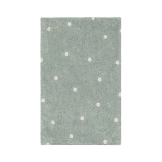 Mentol zeleni periv/ručno rađen pamučan dječji tepih 100x150 cm Mini Dot Blue Sage – Lorena Canals