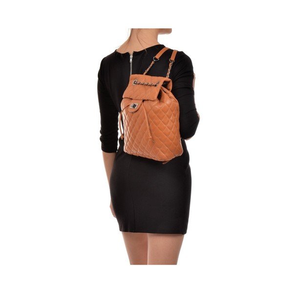 Konjak smeđi kožni ruksak Anna Luchini Lucy-image-3