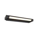 Mat crna LED zidna lampa Fabrizio – Trio