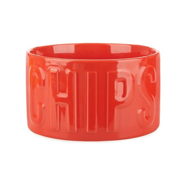 Crvena keramička zdjelica za posluživanje 1 l Chips – Balvi