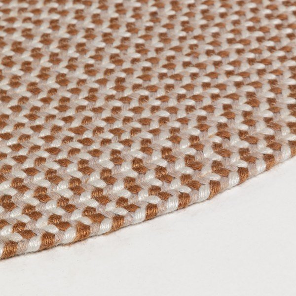 Bež tepih od reciklirane plastike Kave Home Rodhe, ø 150 cm-image-3