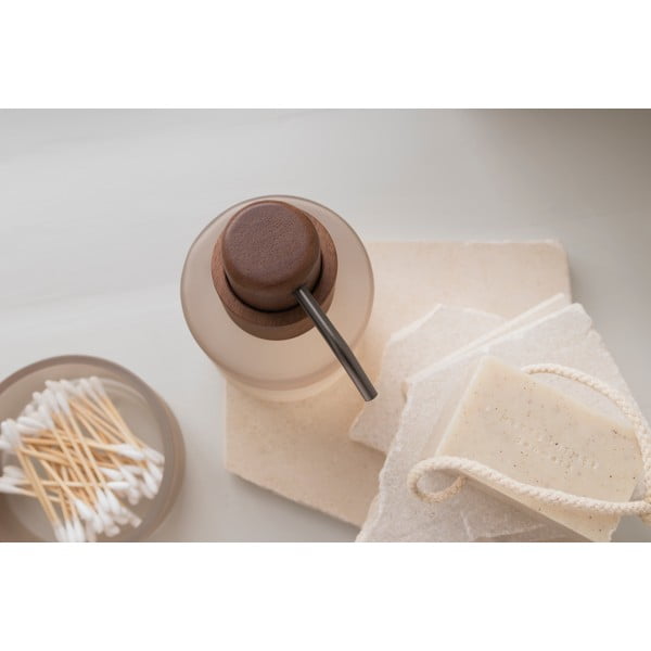 Bež stakleni dozator sapuna 310 ml Modest – Mette Ditmer Denmark-image-1