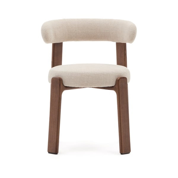 Smeđa/bež blagovaonska stolica od čvrste jeseni Granite – Kave Home-image-3