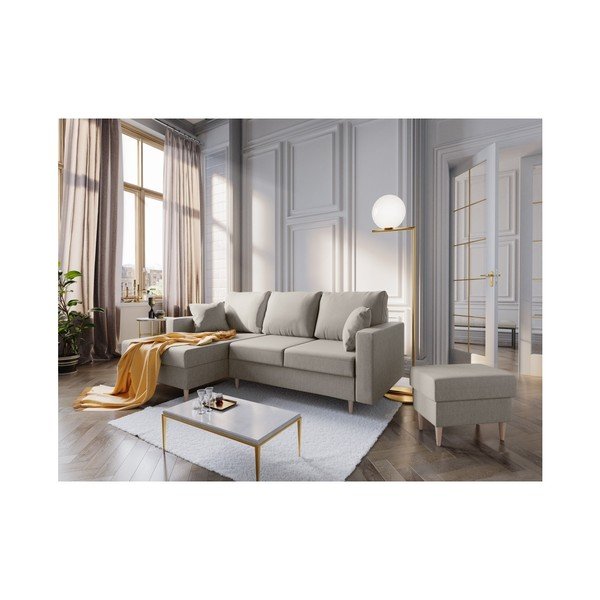 Bež pouf Mazzini Sofas Aubrieta, 60 x 45 cm-image-4