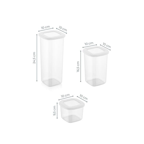 Posude za namirnice u setu 3 kom za čuvanje hrane Fresco – Hermia-image-2