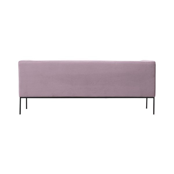 Prljavo roza baršunasta sofa Windsor & Co Sofas Neptune, 195 cm-image-4