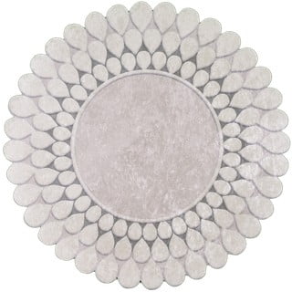 Sivi tepih Vitaus Zinno Yesil, ⌀ 80 cm