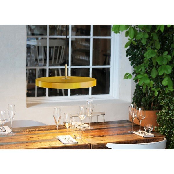 Žuta  LED viseća svjetiljka s metalnim sjenilom ø 43 cm Asteria – UMAGE-image-4