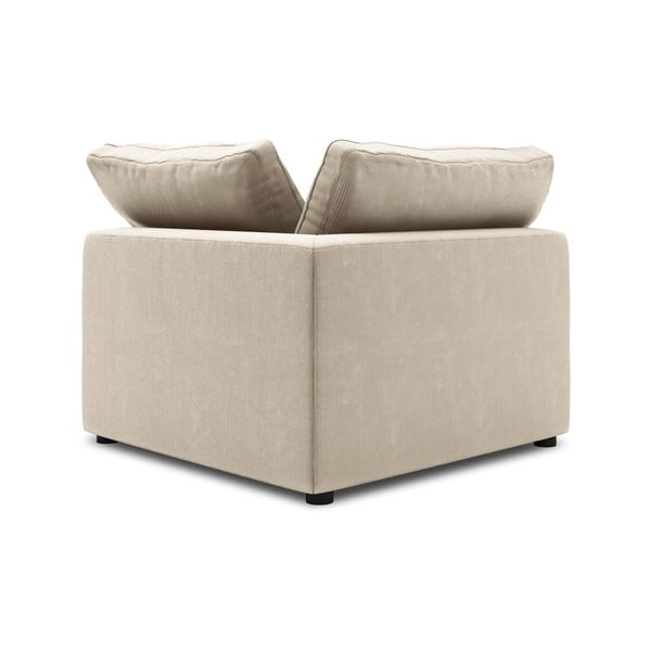 Bež obostrani kutni dio modularne sofe od samta Windsor & Co Sofas Galaxy-image-2