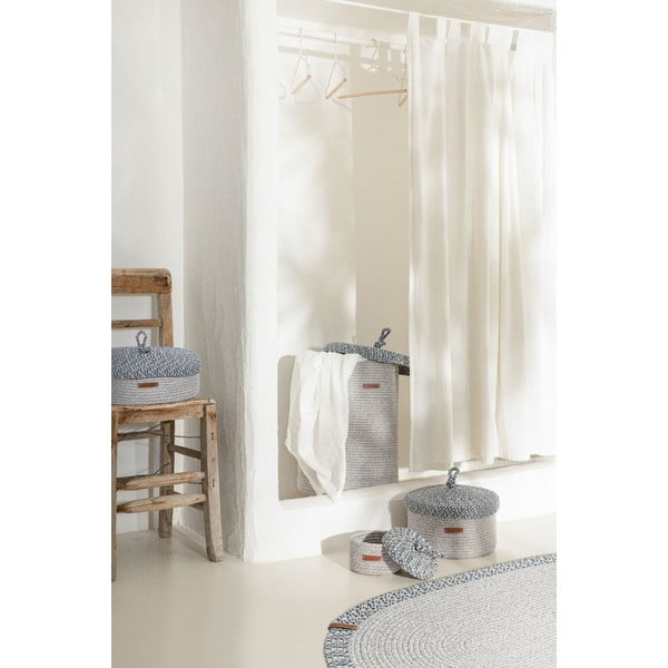 Tkanina ukrasna kutija za pohranu s poklopcem - Mioli Decor-image-1