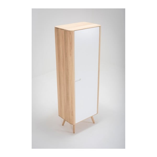 Ormar sa konstrukcijom od masivnog hrastovog drveta Gazzda Ena širine 60 cm-image-4