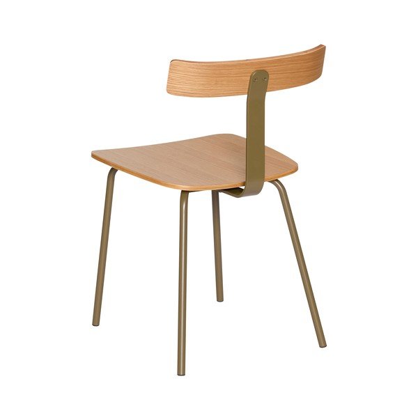 Zelena/u prirodnoj boji metalna složiva blagovaonska stolica Hock – Hübsch-image-4