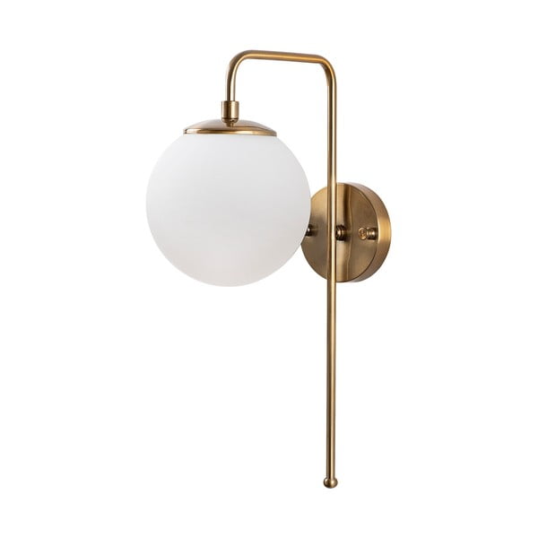 Bijela/mjedena zidna lampa Viran – Opviq lights