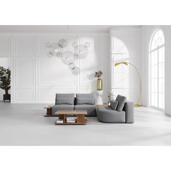 Siva modularna sjedeća garnitura Riposo Ottimo – Sit Sit-image-1