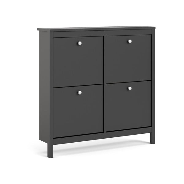 Crni preklopni ormarić za cipele Madrid – Tvilum-image-2