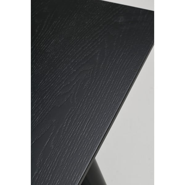 Crni blagovaonski stol Rowico Lotta, 140 x 90 cm-image-4